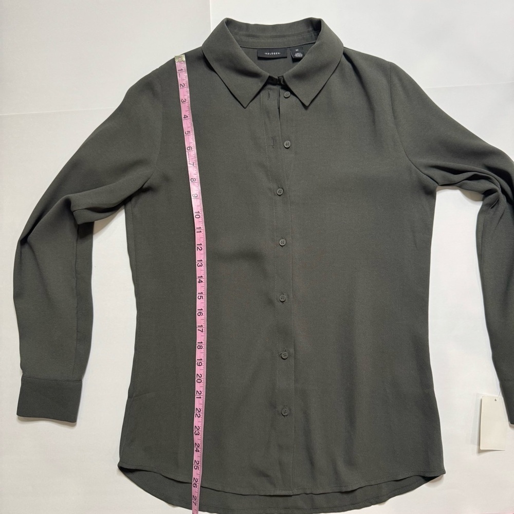 NWT HALOGEN Button Up Shirt Size XS - Picture 5 of 7